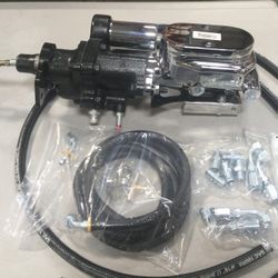 Hydroboost Hydraulic Brake Assist Unit For 64 - 74 GM A F X body Vehicles CPP hydra Stop Chrome Master Cylinder And Adjustable Proportioning Valve!