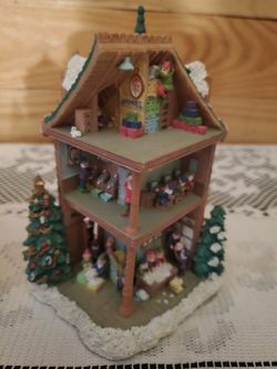 3 SANTA'S MINIATURE WORKSHOPS DECOR $20 FOR SET OF 3