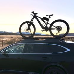 Rhino-Rack Hybrid Roof Bike Rack - Wheel Mount - Clamp On - Aluminum