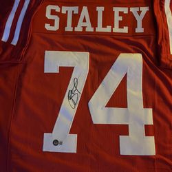 Joe Staley Signed NFL Jersey 