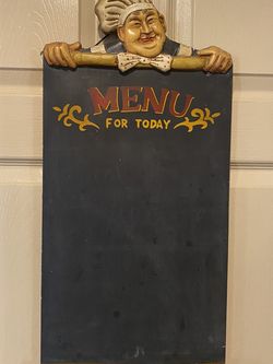Cute Chef Chalkboard Devor
