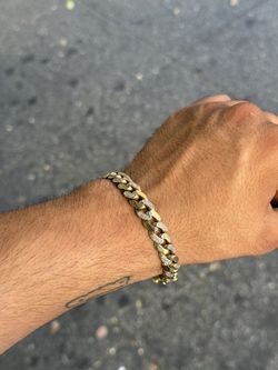 14k Gold Monaco Bracelet 