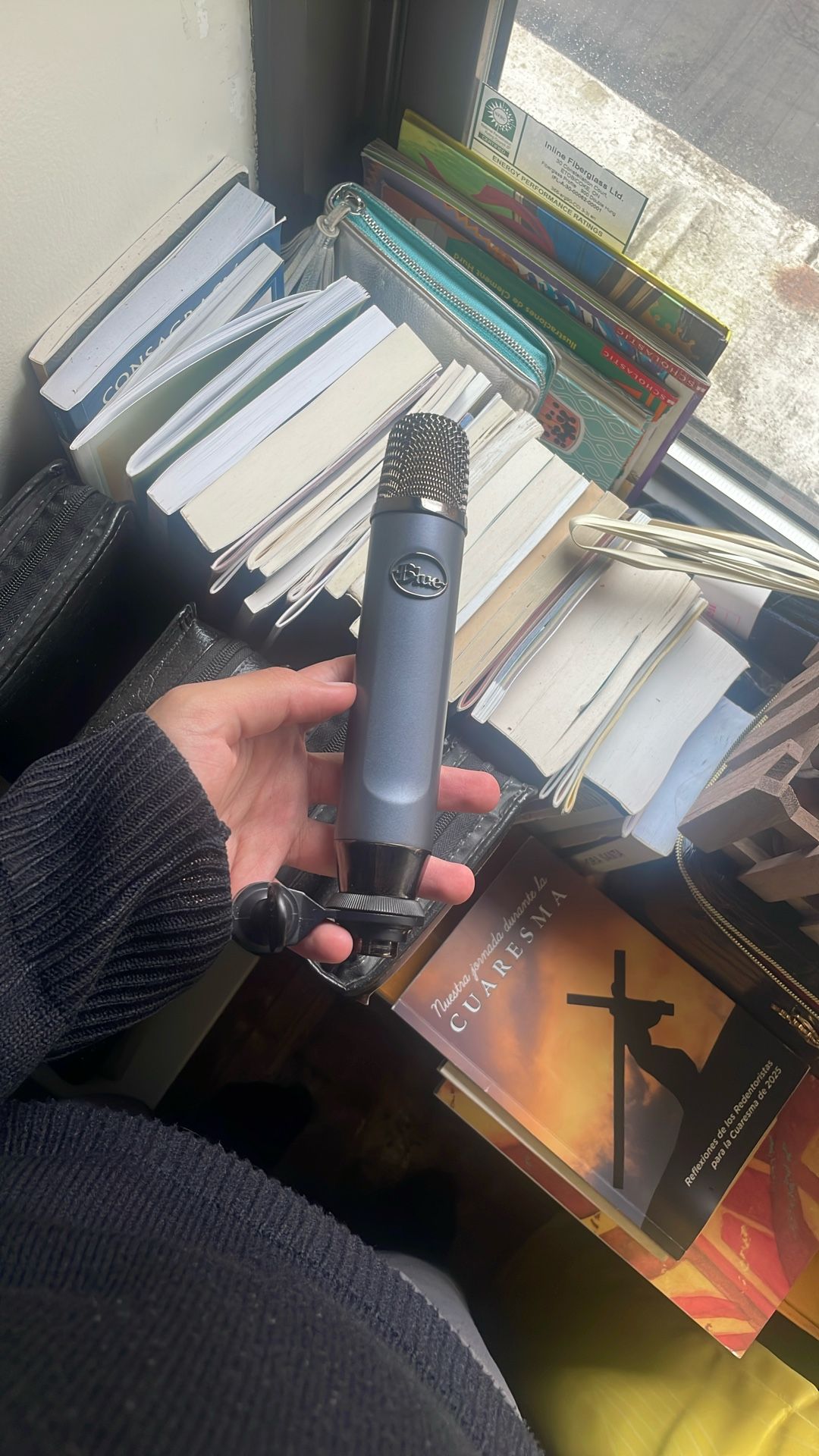 Blue Ember mic & arm stand