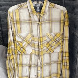 Converse Original Shirt, Yellow, Size Medium