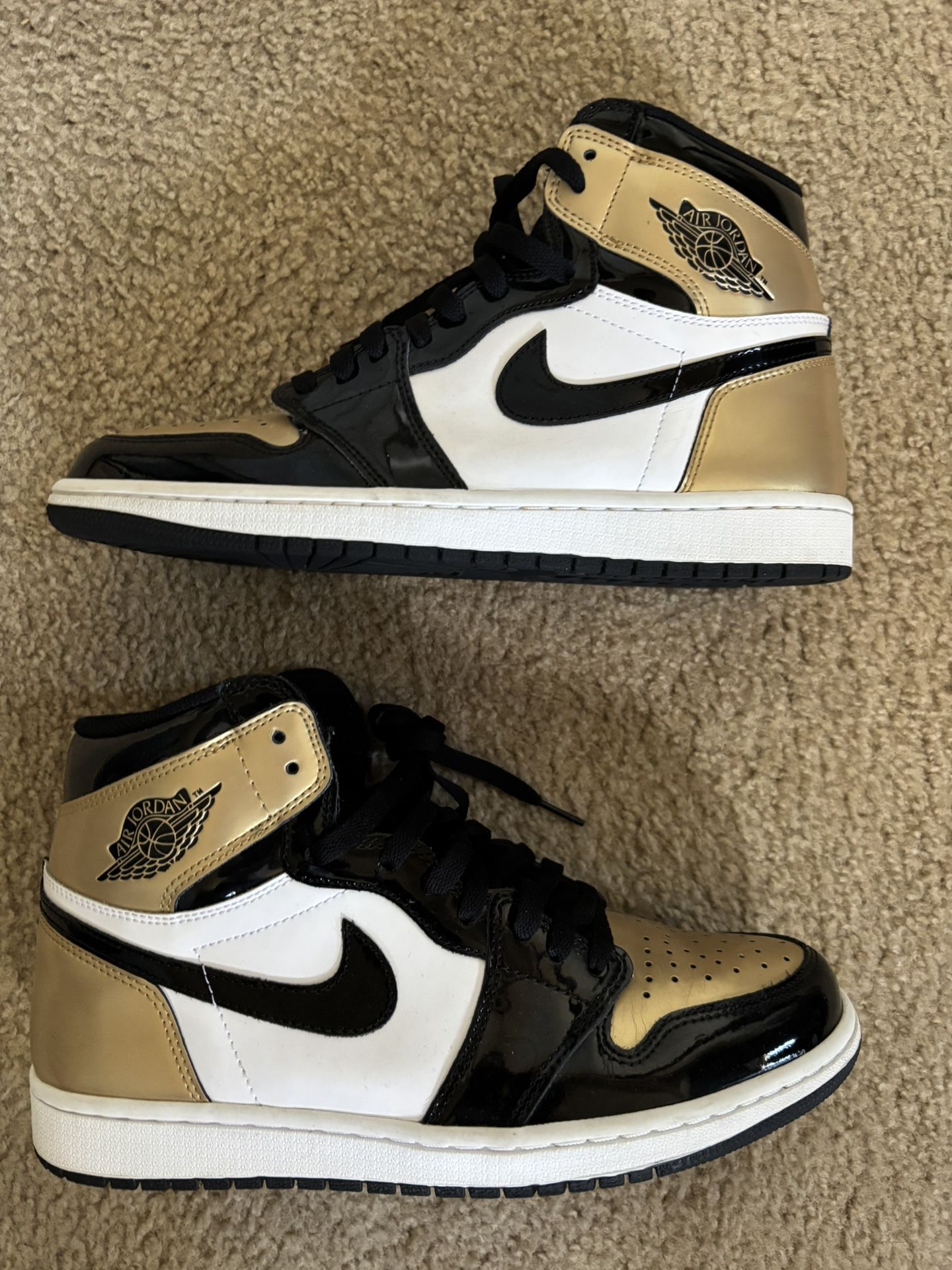 Jordan 1 Gold Toe 9