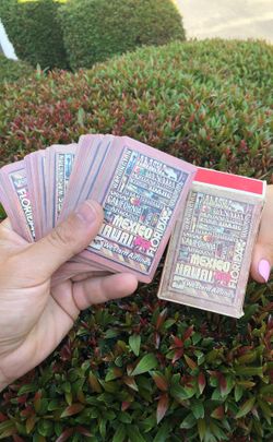 1970’s vintage airline playing cards.
