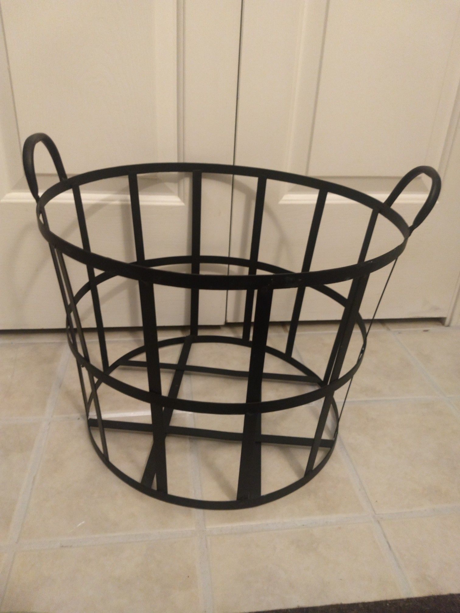 Black Metal Basket