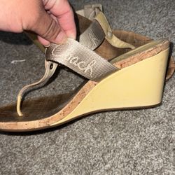 Coach sandals Size 10