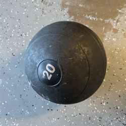 20 lbs Slam Ball, Medicine Ball. E.T.E (extreme training equipment) Brand Black Non-Bounce Good Grip