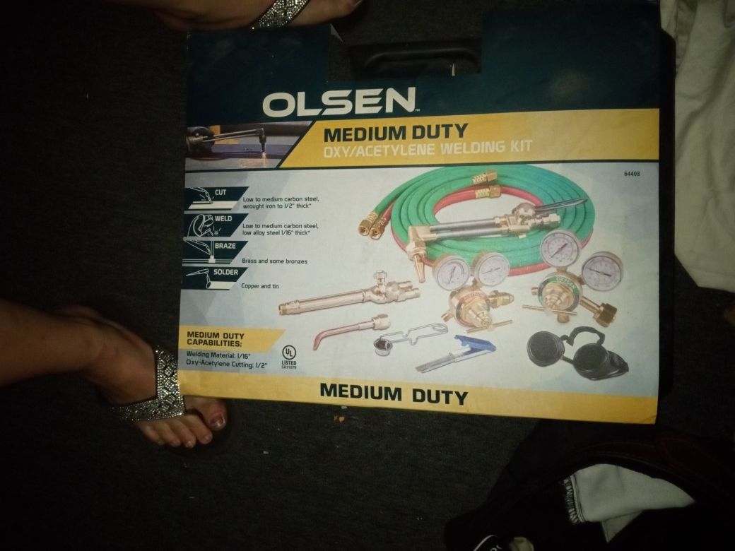 OLSEN Medium Duty Oxygen and Acetylene Welding Kit for Sale in Las