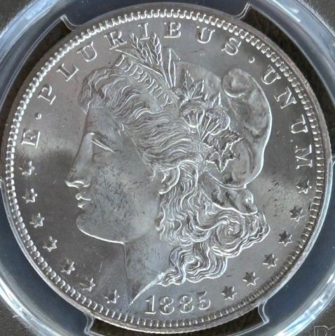 Beautiful 1885-CC Morgan Silver Dollar - Exceptional Bright Coin