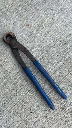 End Cutting Pliers with Blue Handles
