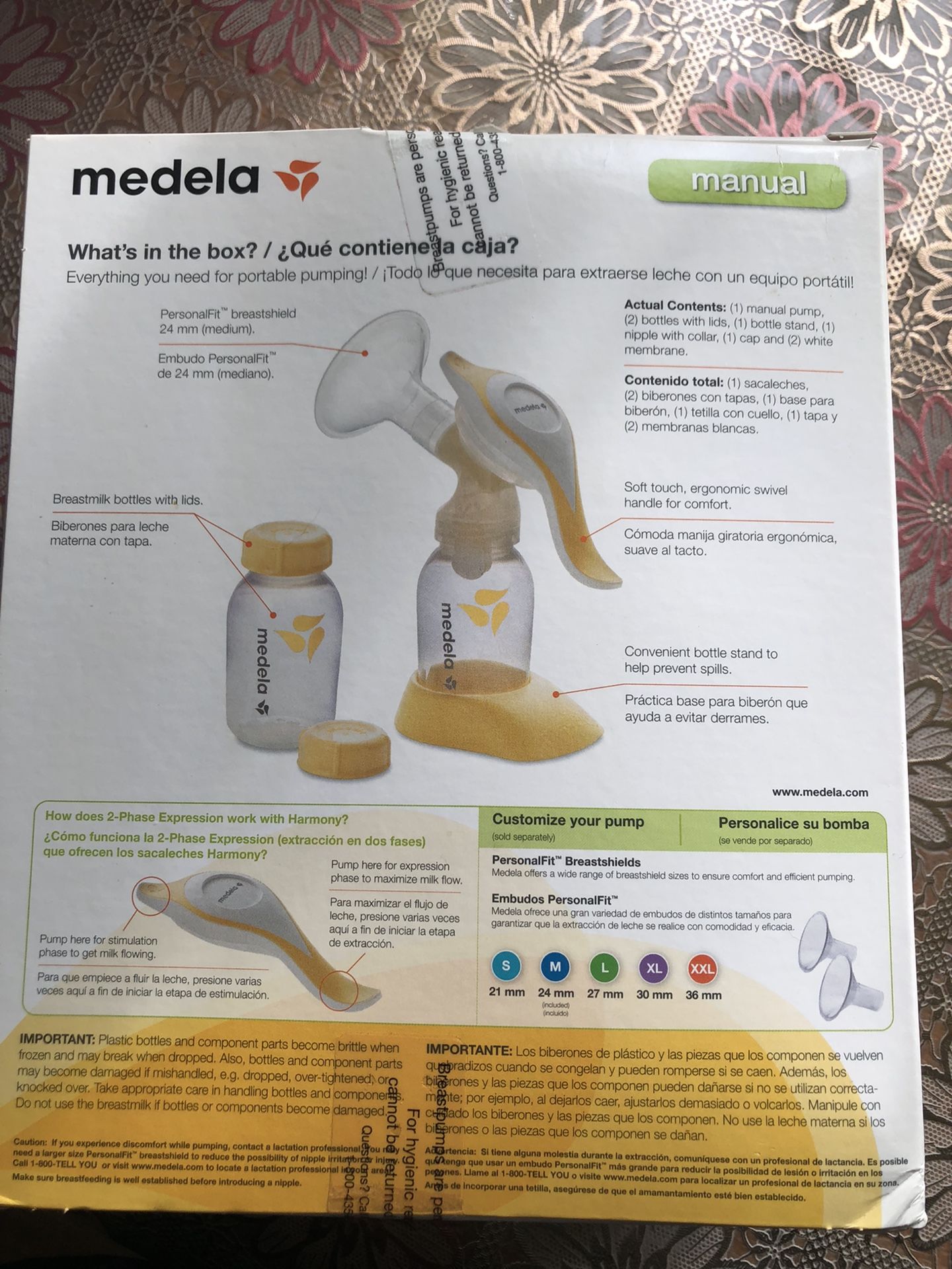 Saca leche Manual