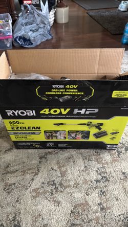 New Open Box Ryobi 40V Power Cleaner