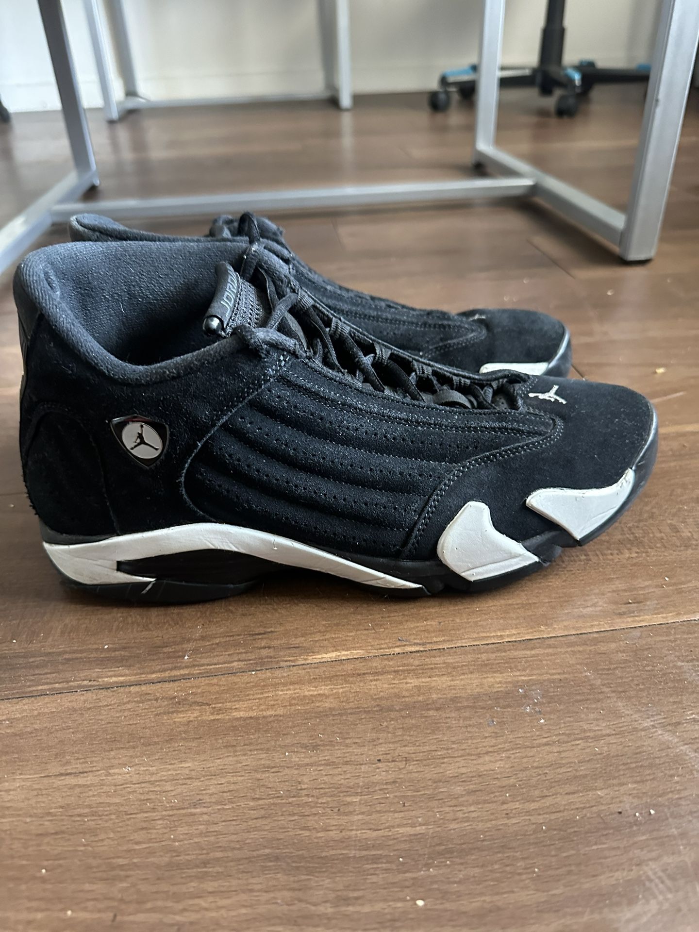 Jordan Retro 14 Sz 11.5 Men Black White Pandas