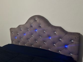 Queen Size Bed Frame with lights