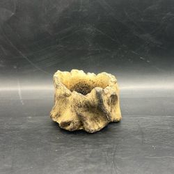 Wood Sculpture Small Pot