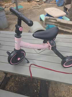Besrey toddler small pink Tricycle