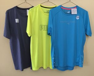 3 PUMA running t-shirts - Mens