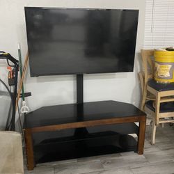 Tv Stand With Insignia 50” TV 