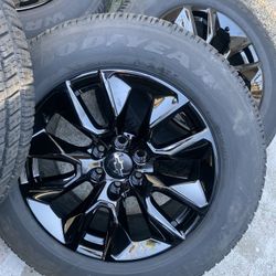 New Chevy Silverado Rims And Tires 20” Oem Factory Wheels Rines Y Llantas Nuevas Fits Silverado Tahoe Z71 Avalanche Suburban GMC Sierra Yukon