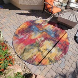 Unique Loom Outdoor Modern OWE-EDEN-94 Multi Area Rug