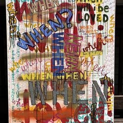 Anna K Gordy "When Will I Be Loved", 2018 Oil Painting On Canvas 48” x 36”