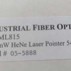 Metrologic ML-815 Neon Green Laser 