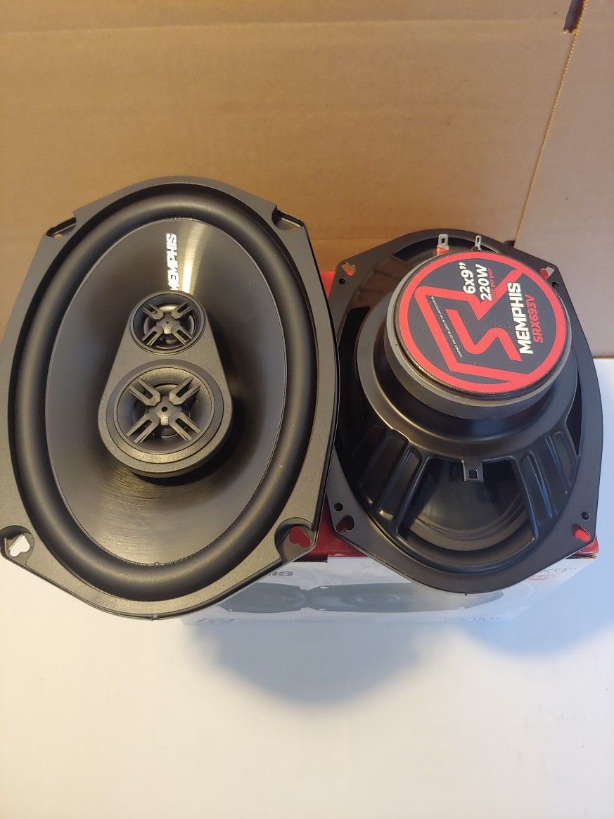MEMPHIS 1 PAIR 6×9 3 WAY 110 WATTS CAR SPEAKER ( BRAND NEW PRICE IS LOWEST INSTALL NOT AVAILABLE )