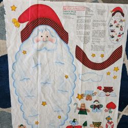 Vintage Daisy Kingdom Santa Door Panel