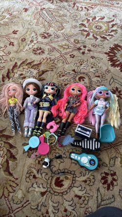 LOL Surprise OMG and a Bratz doll