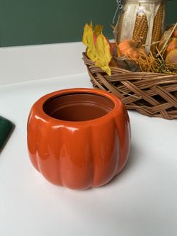 Pumpkin planter
