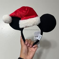 Disney - Christmas Santa Hat Mickey Ears