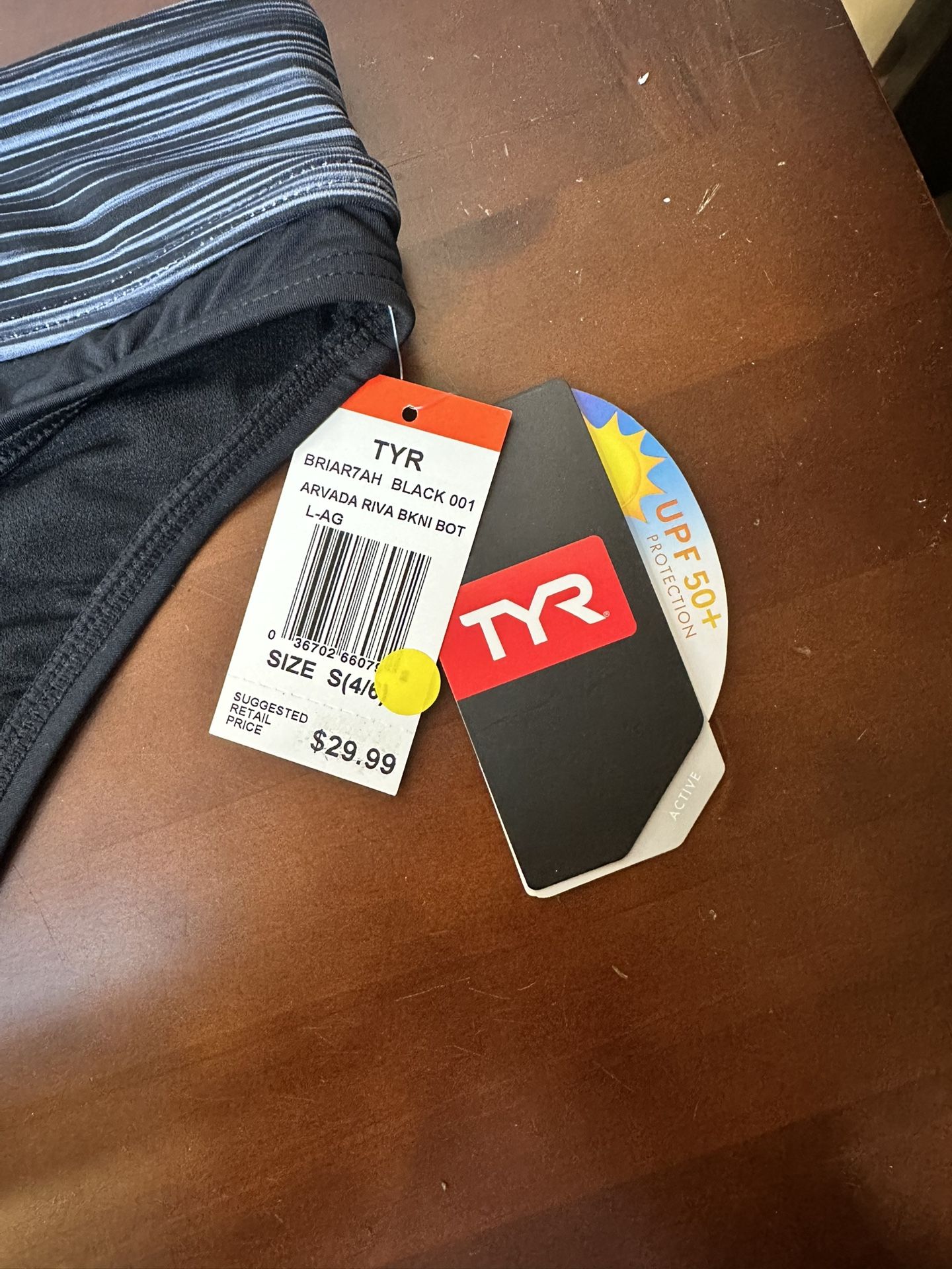 NWT TYR Black Bikini Bottom