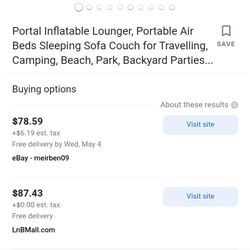Portal Inflatable Lounger