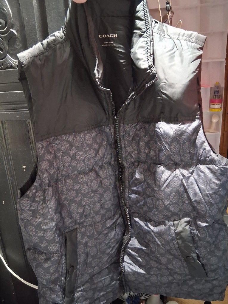 Coach Vest Medium Black/Grey