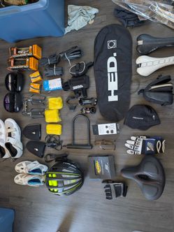 Bike Gear - Helmets, shoes, tires, etc (see pic)
