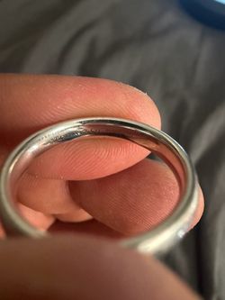 Anillo de platino 950
