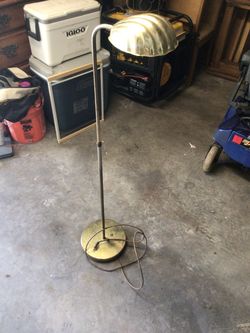 Vintage Shell Floor Lamp