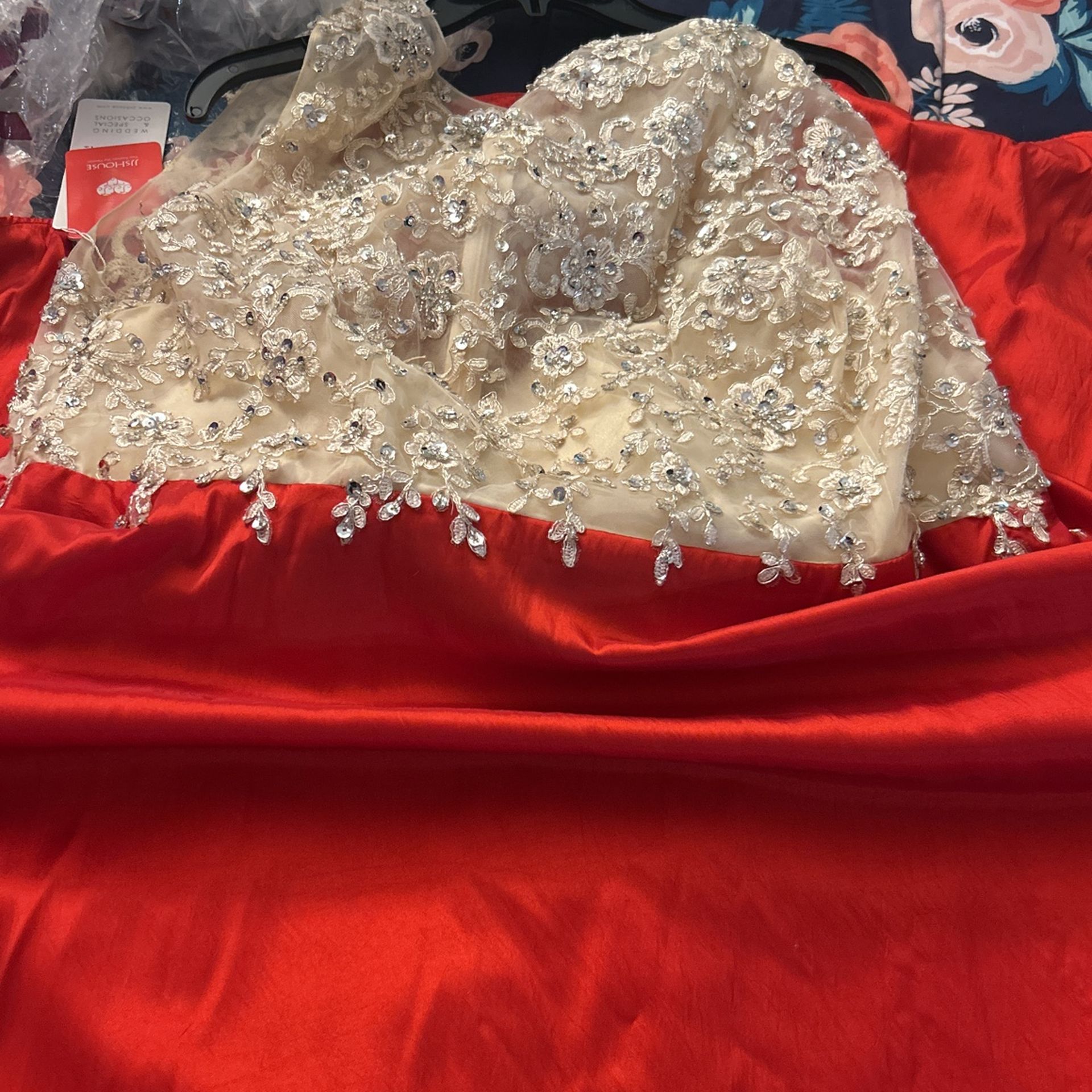 Brand: JJsHouse. Color:red. Size: US24W / UK28/EU54.