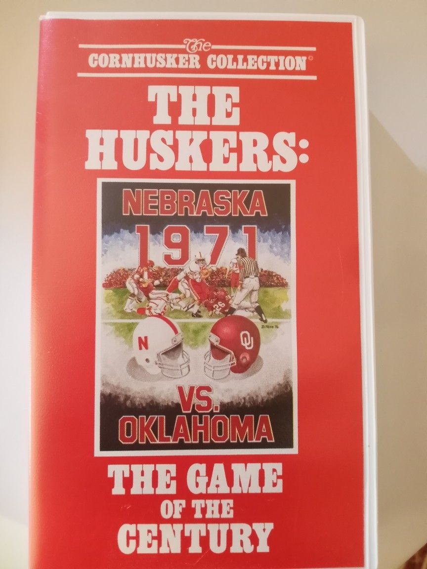Nebraska Husker Vhs 1986 Game Of The Century Year 1986,$10.00