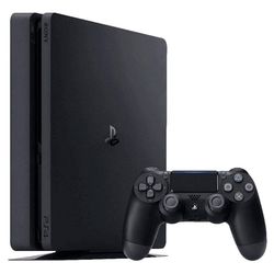 Sony PlayStation 4, Black Console, W Controller And Cords 