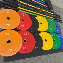 Olympic Bumper 260 lb Set, New in Box 