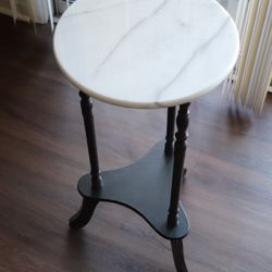 Marble Top Side Decorative End Table