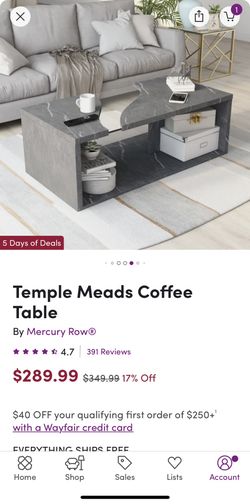 Wayfair Coffee Table