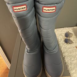 Hunter Snow Boots/book Bag/hand Bag