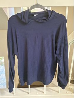 Navy Blue Soft Hoodie