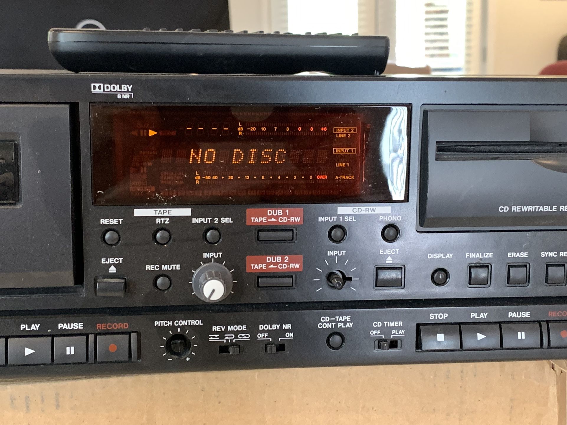 Tascam CC 222SL MKII Cassette And CD Player Recorder