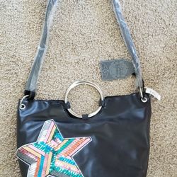 Black Purse With Star- BRAND NEW 