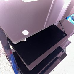 glass tv stand
